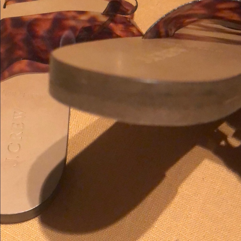 J. Crew Bali Tortoise Slides Sandals Size 8 - image 8